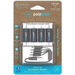 4 piles rechargeables usb - c cr123a 860mah paleblue lithium ion 3v 4 piles rechargeables usb - c cr123a 860mah paleblue lithium ion 3v