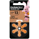 6 piles auditives 13 / pr48 duracell hearing aid 6 piles auditives 13 / pr48 duracell hearing aid