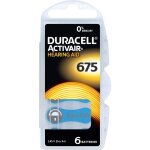 6 piles auditives 675 / pr44 duracell hearing aid activair 6 piles auditives 675 / pr44 duracell hearing aid activair