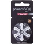 6 piles auditives p312 power one evolution zinc - air