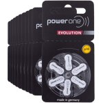 60 piles auditives p10 power one evolution zinc - air