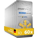 60 piles auditives p10 power one zinc - air 60 piles auditives p10 power one zinc - air