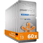 60 piles auditives p13 power one zinc - air 60 piles auditives p13 power one zinc - air