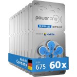 60 piles auditives p675 power one zinc - air 60 piles auditives p675 power one zinc - air