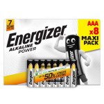 8 piles aaa / lr03 energizer alcaline power