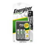 Chargeur energizer base avec 4 piles aa 1300mah Chargeur energizer base avec 4 piles aa 1300mah