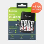 Chargeur uniross value charger avec 4 piles aa Chargeur uniross value charger avec 4 piles aa