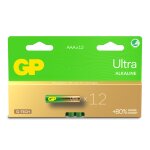 Gp batteries 12 piles alcalines aaa / lr03 gp ultra Gp batteries 12 piles alcalines aaa / lr03 gp ultra