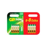 Gp batteries déstockage ! 16 piles alcalines aaa / lr03 gp super Gp batteries déstockage ! 16 piles alcalines aaa / lr03 gp super