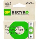 Gp batteries 4 piles rechargeables aa / hr6 2600mah gp recyko Gp batteries 4 piles rechargeables aa / hr6 2600mah gp recyko