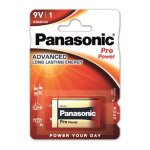 Pile alcaline 9v / 6lr61 panasonic pro power Pile alcaline 9v / 6lr61 panasonic pro power