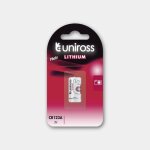 Pile cr123a uniross lithium 3v Pile cr123a uniross lithium 3v
