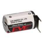 Pile er14250pfr / 1 / 2aa 3 pin eve lithium 3, 6v Pile er14250pfr / 1 / 2aa 3 pin eve lithium 3, 6v