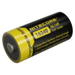 Pile rechargeable rcr123a 16340 nitecore nl169 3, 7v 950mah
