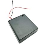 Sans marque boitier de piles pour 4x aa avec fils et interrupteur