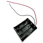 Sans marque support de piles pour 3x aa avec fils