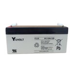 Yuasa / yucel / yuvolt batterie plomb etanche agm vrla y3. 2 - 6 yuvolt yucel yuasa 6v 3. 2ah Yuasa / yucel / yuvolt batterie plomb etanche agm vrla y3. 2 - 6 yuvolt yucel yuasa 6v 3. 2ah