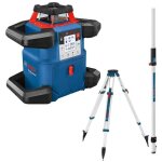 Bosch laser rotatif grl600chv 18v 4ah + trpied + mire - 06159940p5