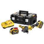 Dewalt meuleuse d'angle 54v xr flexvolt 125 mm 2x3 ah - dcg418x2 - qw