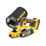 Dewalt rabot sans fil 18v xr 82 mm 2x5 ah - dcp580p2