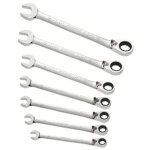 Expert by facom expert jeu de 7 cl�s mixtes � cliquet sur rack - e111107