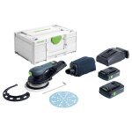 Festool ponceuse excentrique 18v 2x4ah etsc 2 150 4, 0 i - plus - 577726