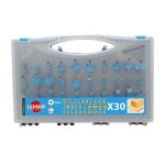 Leman coffret 30 mches de dfonceuse assorties queue 8mm - 42870030