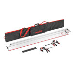 Mafell lot de 2 rails de guidage f160 avec housse de transport et serre - joint ? 209591