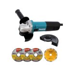 Makita meuleuse 125 mm 840 w + coffret + 4 disques - 9558hnrgk1 Makita meuleuse 125 mm 840 w + coffret + 4 disques - 9558hnrgk1