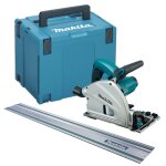 Makita scie circulaire plongeante 1300 w 165 mm avec rail 140 cm - sp6000j1