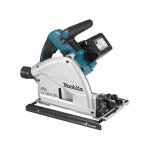 Makita scie plongeante 18 / 36v 5. 0ah + rail - dsp600pt2j