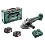 Metabo meuleuse d'angle 18v 4ah w 18 l 9 - 125 - 602247510