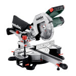 Metabo scie  onglet radiale 1500w - kgs 216 m - 613216000