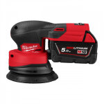 Milwaukee ponceuse orbitale 125mm 18v 5ah fros125 - 502x - 4933498254