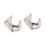 2 crochets applique pour chelle ouverture 50 mm tubesca - comabi 9006002