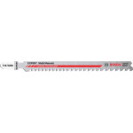 3 lames de scie sauteuse t 367 xhm carbure progressor for wood and metal - bosch expert - 2608900560
