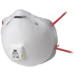 Bote de 10 masques respiratoires coques jetables srie 8833 ffp3 rd avec soupape blanc 3m 7100057145 ...