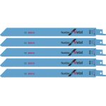 5 lames de scie sabre s 1122 af flexible for metal 225 x 19 x 0, 9 mm bosch 2608656018