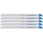 5 lames de scie sabre pro metal demolition s 1225 vf 300 x 19 x 1, 25 mm bosch 2608657409