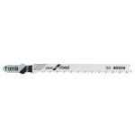 5 lames de scie sauteuse t 101 b - bosch - 2608630030