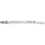 5 lames de scie sauteuse bim 117mm pour le bois t308bf - bosch expert - 2608900544
