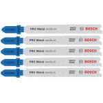 Lot de 5 lames de scie sauteuse pro t121afc bim speed mtal 92mm pas 1, 2mm - bosch - 2608655106