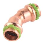 Aalberts ips coude  sertir double femelle 45 sudopress ff 14 - aalberts - 6670259