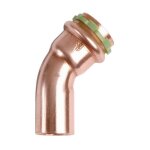 Aalberts ips raccord coudé cuivre 45° sudropress mâle femelle 12 - aalberts - 6670171 Aalberts ips raccord coudé cuivre 45° sudropress mâle femelle 12 - aalberts - 6670171