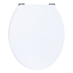 Abattant wc compact retilith blanc avec couvercle - olfa - 7eu00010306b