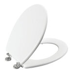 Abattant wc laqu� blanc boliva aquarine 814063