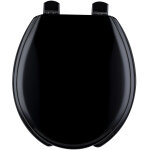 Abattant wc tradition anti - contact double noir olfa 7ad00020201b