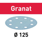 Abrasif granat stf d125 / 8 p80 gr / 10 - festool - 497147
