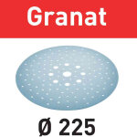 Abrasifs granat stf d225 / 128 p240 gr / 25 festool 205663 gris
