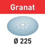 Abrasifs granat stf d225 / 128 p80 gr / 25 - festool - 205655